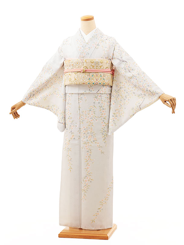 ⑥⑧④夏　訪問着　総刺繍　唐花　正絹 ⑥⑧④夏 訪問着 総刺繍 唐花 正絹 ⑥⑧④夏 訪問着 総刺繍 唐花 正絹