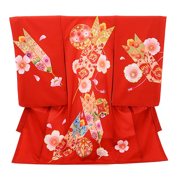 お宮参り 産着 レンタル 高級産着 女の子 14 赤地 矢羽根にまり 着物 女児産着レンタル 着物レンタル 記念撮影 赤ちゃん着物 祝着レンタル 宮参り 祝着 初着 女の子 ベビー服 初着セット 往復送料無料 レンタル Bouncesociety Com