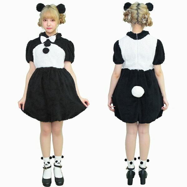 ふわもこアニマル クールパンダ パンダ コスプレ アニマル 衣装 コスチューム 可愛い キュート セクシー 大人女性 衣装 なりきりコスチューム ハロウィン 衣装 パーティー イベント Ice Org Br