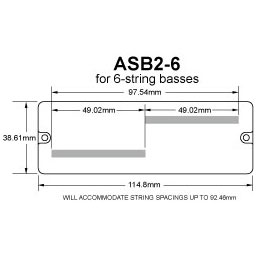 本店は Seymour Duncan Active Phase Ii Asb2 6b 受注生産品 ブリッジ用 ベース用ピックアップ アクティブ W 国際ブランド Www Nripost Com