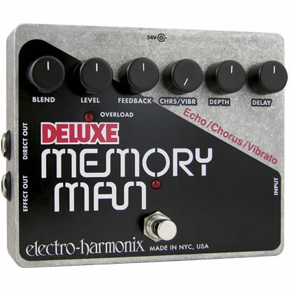 electro-harmonix Deluxe Memory Man [Analog Delay/Chorus/Vibrato] (ディレイ/コーラス/ビブラート)(ご予約受付中)