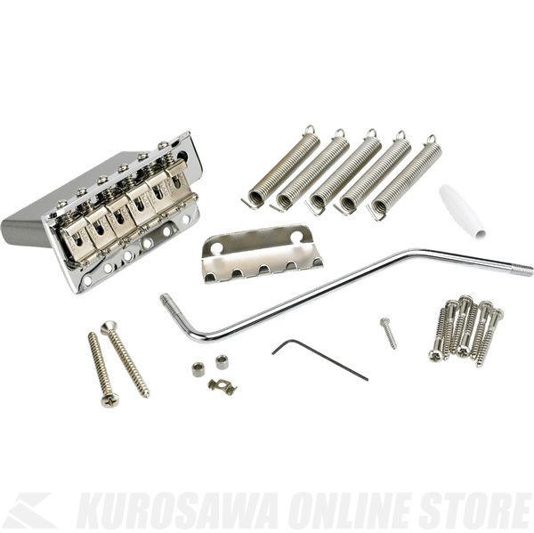 Fender 6-Saddle American Vintage Series Stratocaster Tremolo Assembly, Left Handed (Chrome) 《ギターパーツ/ブリッジ》(ご予約受付中)｜昭和32年創業の老舗　クロサワ楽器