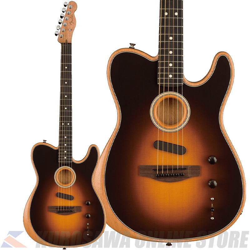 Fender Acoustasonic Player Telecaster, Rosewood, Shadow Burst 【ケーブルプレゼント】|昭和32年創業の老舗 クロサワ楽器