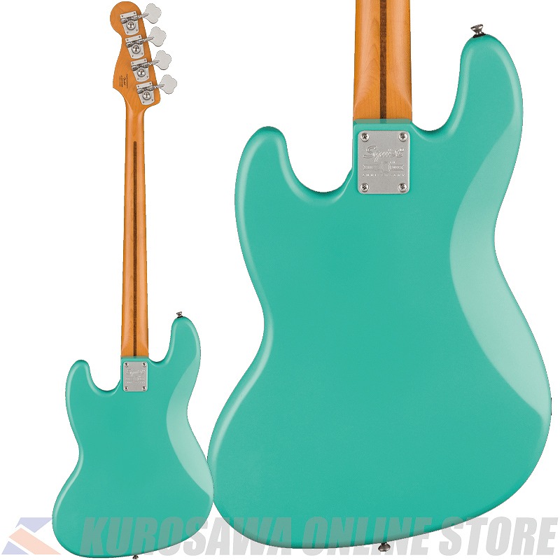 Squier by Fender Foam Anniversary Bass, Vintage Sea Satin Edition