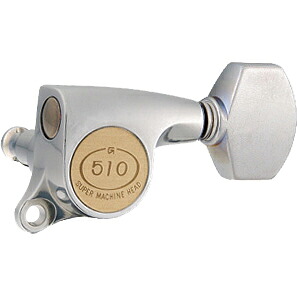 Gotoh / ゴトー SG510 Series for Standard Post SGS510 (X Chrome / A07) [対応ヘッド: L6/R6/L3+R3] 《ギターペグ6個set》 【送料無料】(受注生産品)｜昭和32年創業の老舗　クロサワ楽器