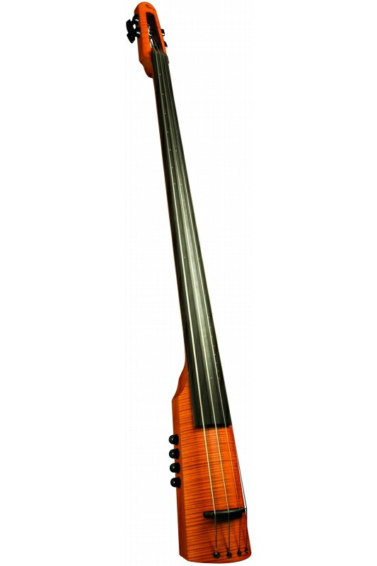 NS Design CR4T-AM CR Double Bass 4st?Amber Traditional CR4 with Traditional?Setup, Helicore Hybrid String 《エレキアップライトベース》