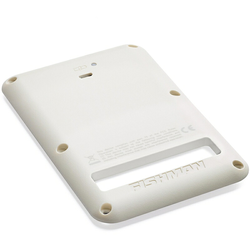 Fishman FLUENCE バッテリーパック・ストラトタイプ (ホワイト)[PRO-BPK-FSW] (USB充電式バッテリー)(ご予約受付中)【ONLINE STORE】｜昭和32年創業の老舗　クロサワ楽器