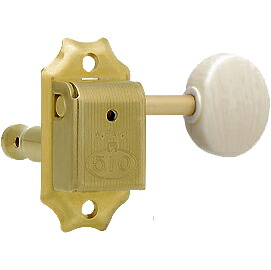 Gotoh / ゴトー SD510 Series for Standard Post SD510 (X Gold / M5)[対応ヘッド:L3+R3 ] 《ギターペグ6個set》 【送料無料】｜昭和32年創業の老舗　クロサワ楽器 9,546円