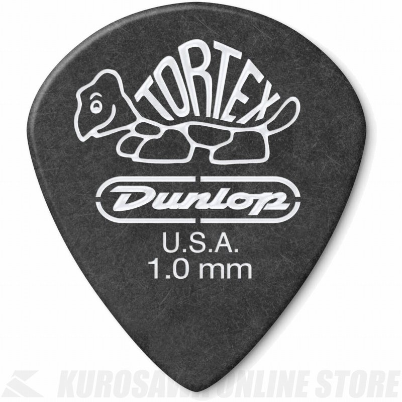 Jim Dunlop TORTEX PITCH BLACK JAZZ III GUITAR PICK 1.0mm 482R 《ピック》
