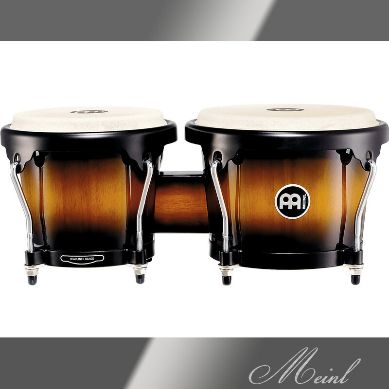 Meinl HB50BK ボンゴ ブラック 6 1/2\" & 7 1/2\" 楽天市場】MEINL PERCUSSION ABSウッドボンゴ HB50BK 6 1/2