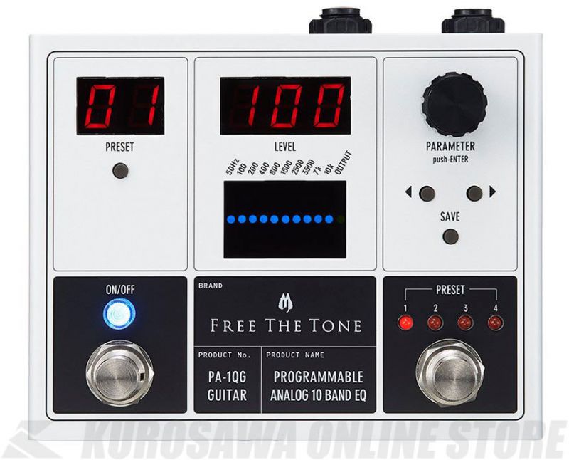 Free The Tone PA-1QB ベース イコライザー 動作良好 お取り寄せ商品] FREE THE TONE / PA-1QB（for Bass