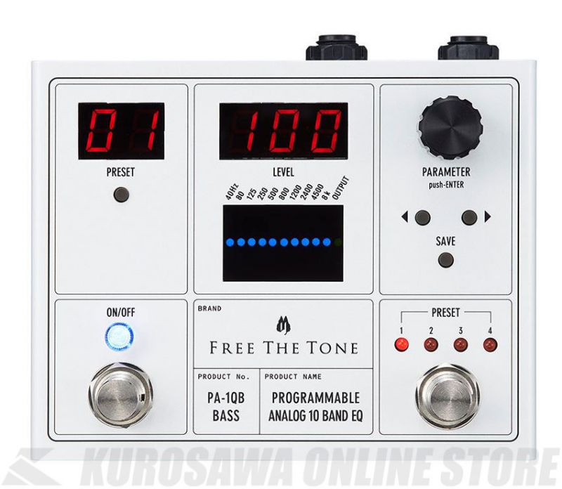 楽天市場】Free The Tone PA-1QG PROGRAMMABLE ANALOG 10 BAND