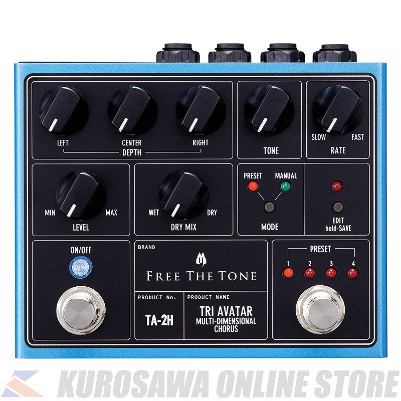 Free The Tone TRI AVATAR TA-2H MULTI-DIMENSIONAL CHORUS (ご予約受付中)【ONLINE STORE】｜昭和32年創業の老舗　クロサワ楽器