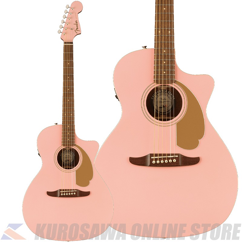 市場 Fender Pink Player, Acoustics Shell Fingerboard, 数量限定 Newporter FSR  Walnut