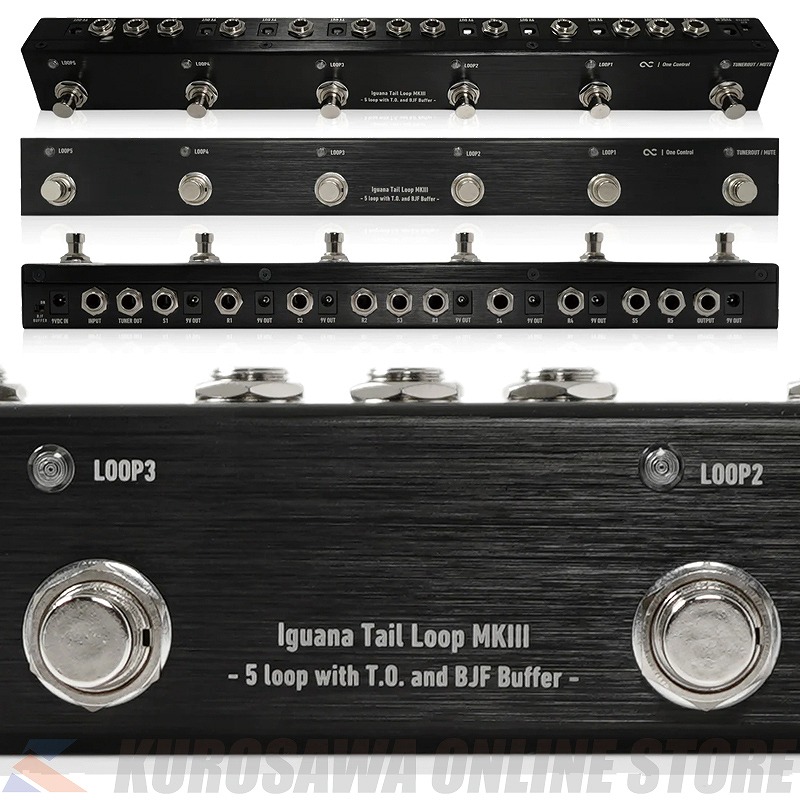 ONE CONTROL Iguana Tail Loop MKIII - 5 loop with T.O. and BJF Buffer - (ご予約受付中)｜昭和32年創業の老舗　クロサワ楽器