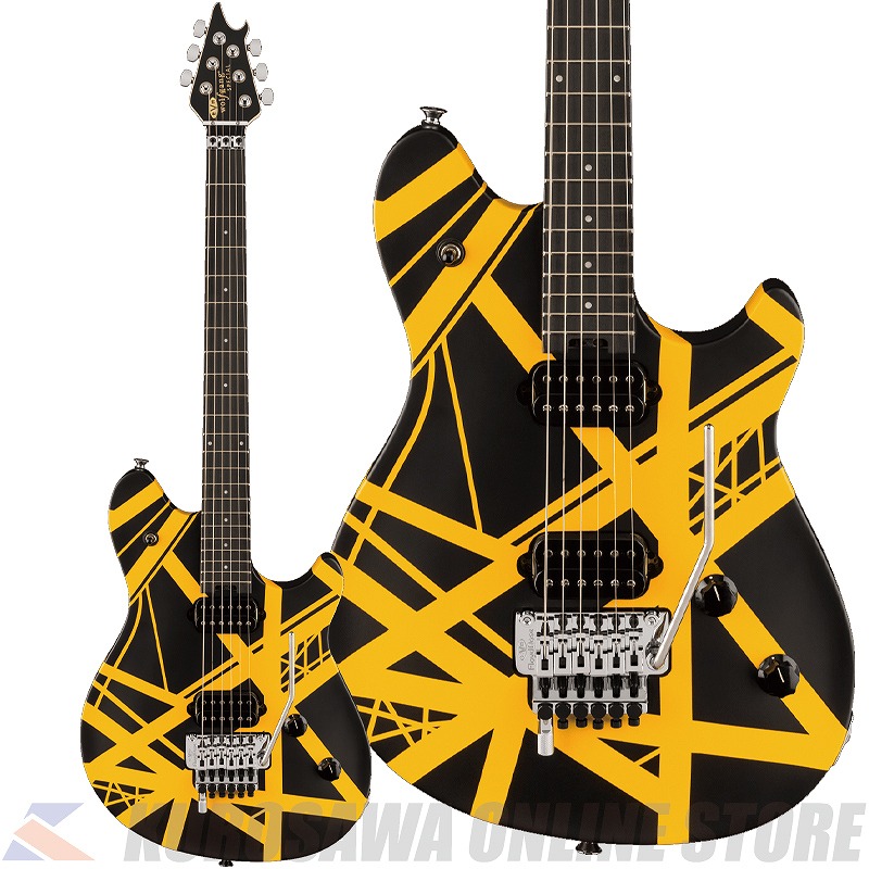 EVH Wolfgang Special Striped Series, Ebony, Black and Yellow (ご予約受付中)｜昭和32年創業の老舗　クロサワ楽器