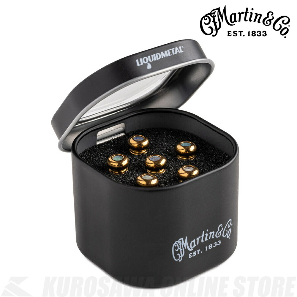 MARTIN リキッドメタルブリッジピン 楽天市場】Martin LIQUID METAL PINSET W/PAUA DOT GOLD