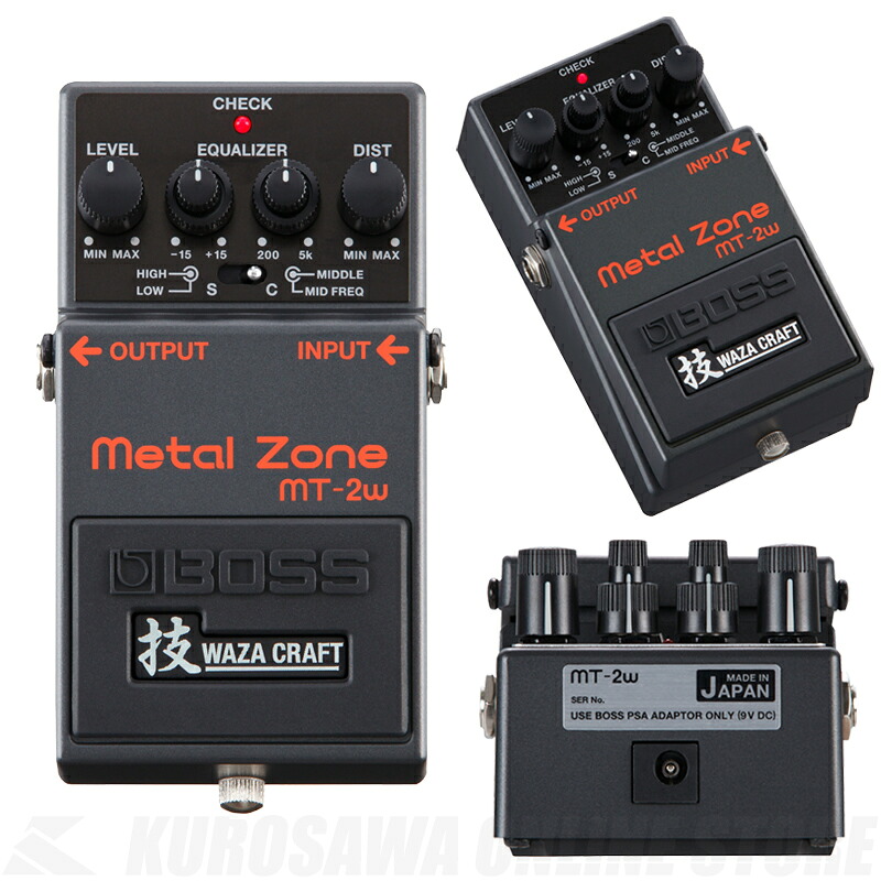 BOSS MT-2W （Metal Zone）「技 WAZA CRAFT」メタルゾーン（ご予約受付中）｜昭和32年創業の老舗　クロサワ楽器