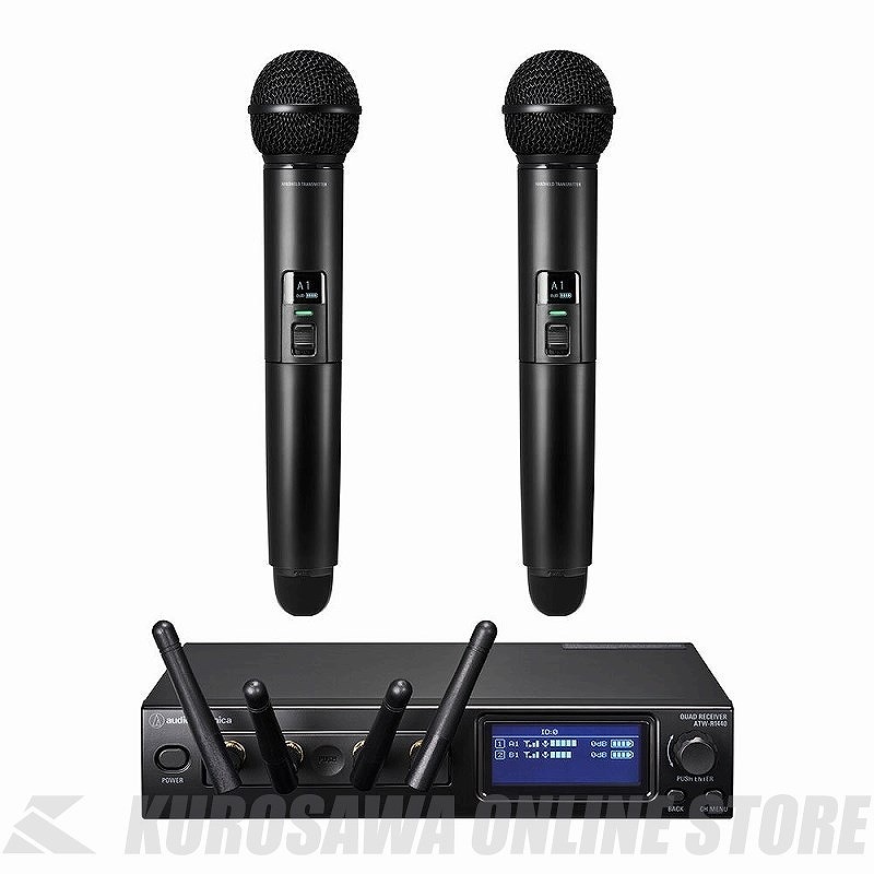 楽天市場】audio-technica ATW-1422 2chハンドヘルドシステム