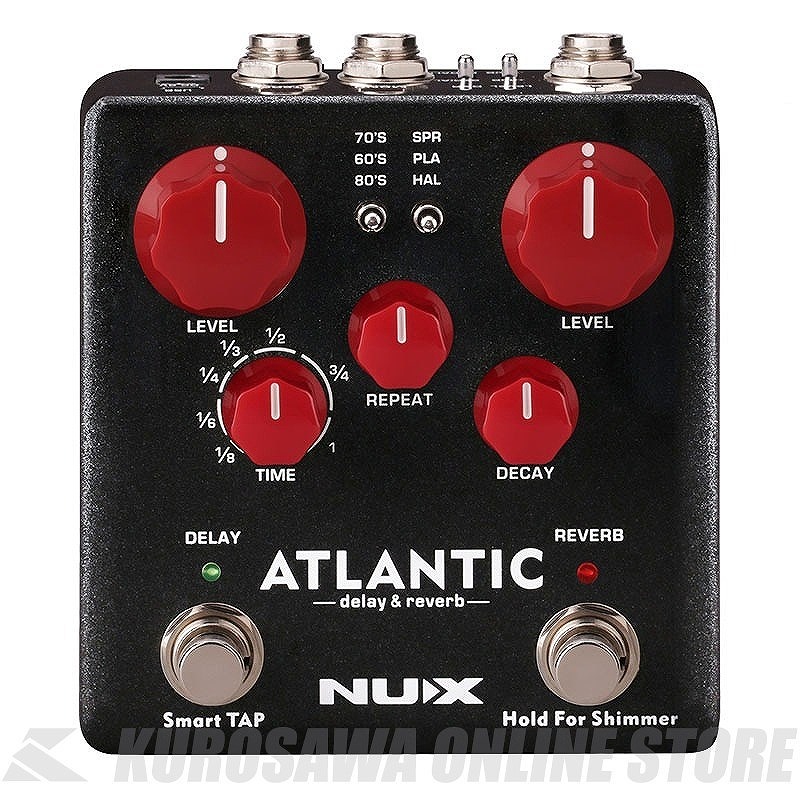 nux Atlantic (NDR-5) Delay & Reverb|昭和32年創業の老舗 クロサワ楽器