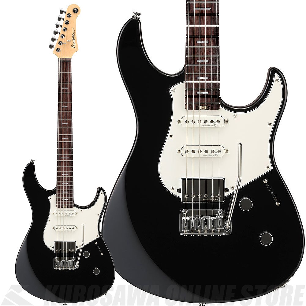 YAMAHA PACIFICA Standard Plus PACS+12 BLACK《高性能ケーブルプレゼント!》|昭和32年創業の老舗 クロサワ楽器