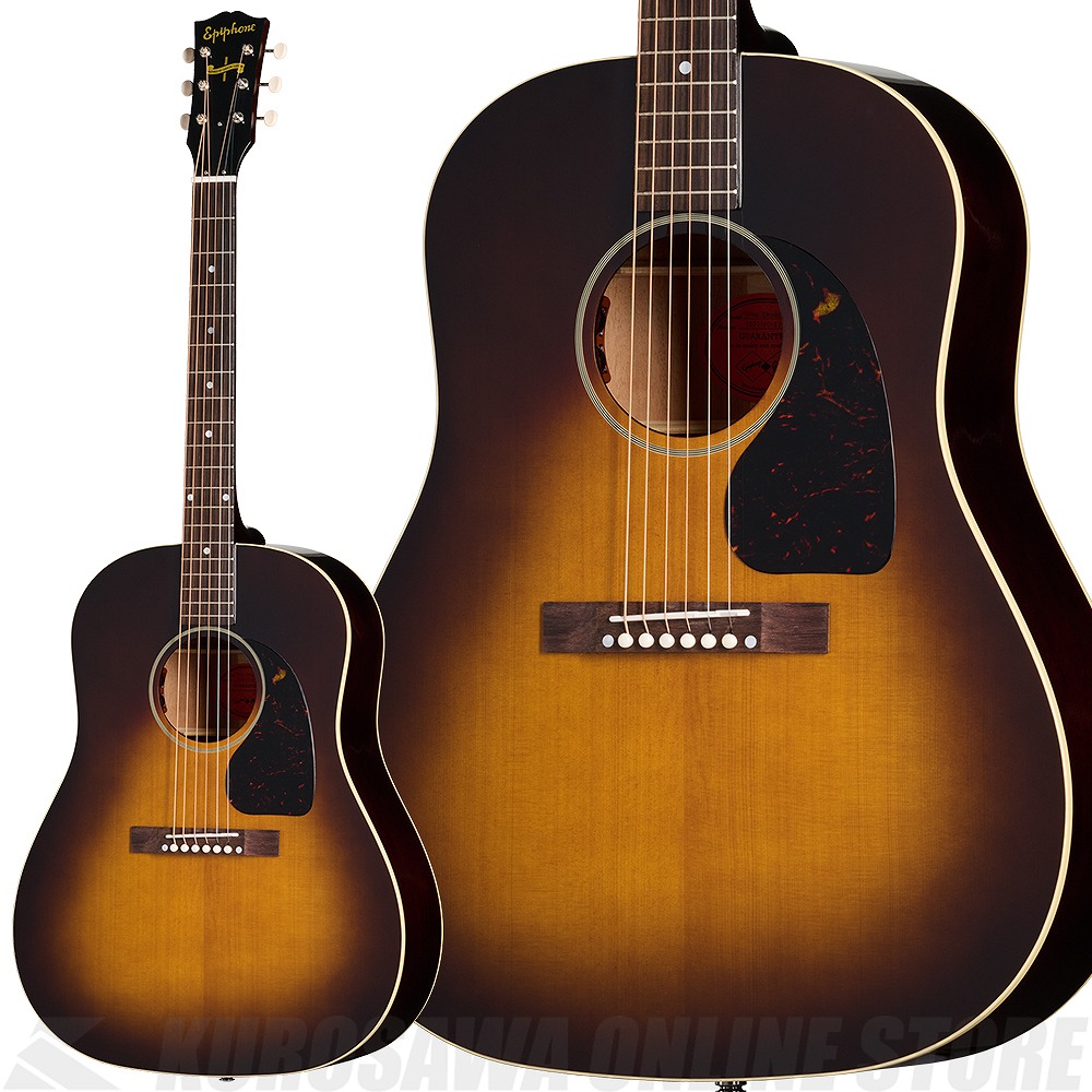 楽天市場】Epiphone Inspired by Gibson J-45 (Aged Vintage Sunburst