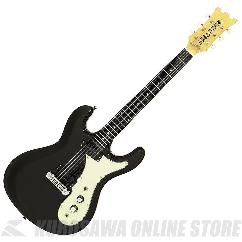 楽天市場】Aria DM-01 BK Black RETRO CLASSICSアリア エレキギター 