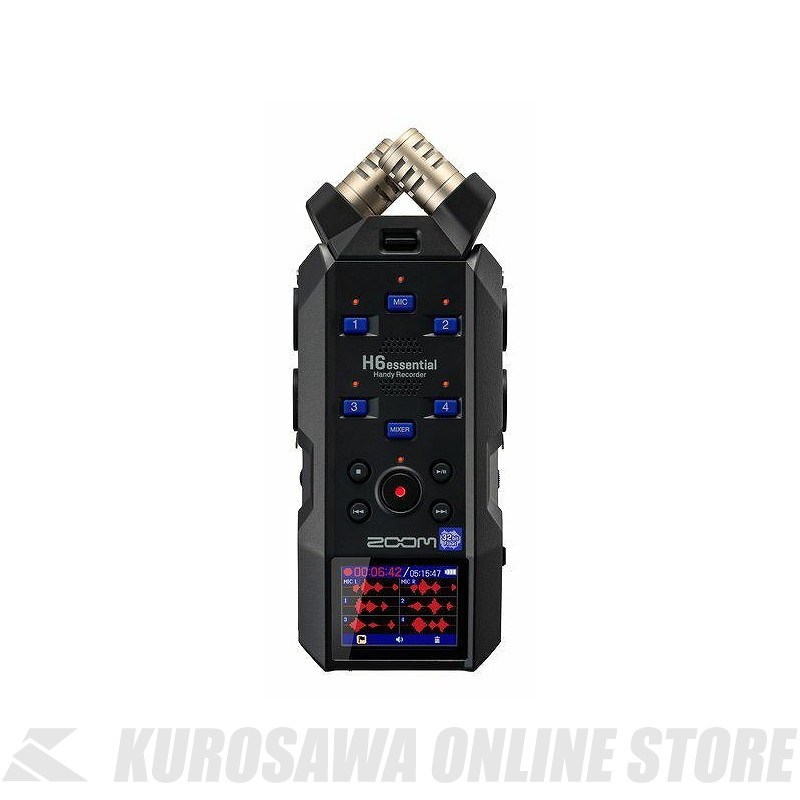 ZOOM H6essential 【ハンディレコーダー】｜昭和32年創業の老舗　クロサワ楽器