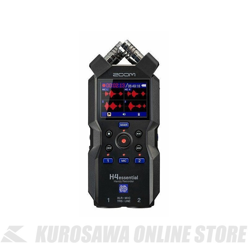 ZOOM H4essential 【ハンディレコーダー】｜昭和32年創業の老舗　クロサワ楽器