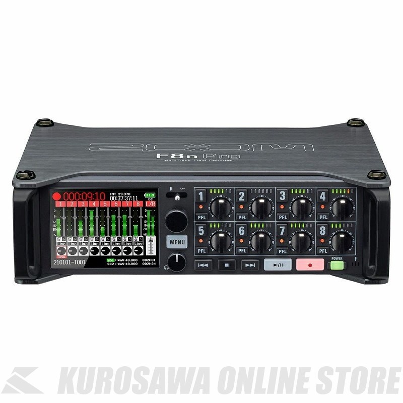 ZOOM F8n Pro 【フィールドレコーダー】|昭和32年創業の老舗 クロサワ楽器