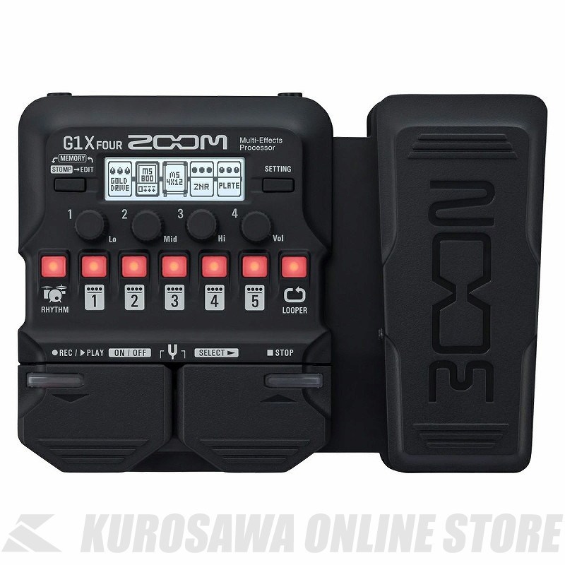 ZOOM G1X FOUR 【マルチエフェクター】｜昭和32年創業の老舗　クロサワ楽器