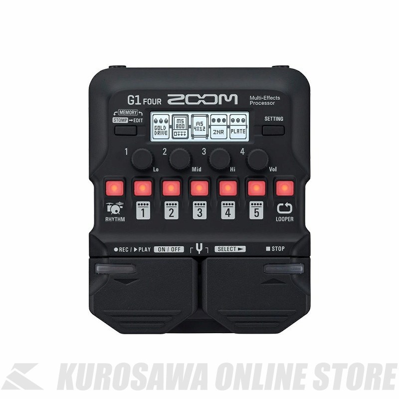 ZOOM G1 FOUR 【マルチエフェクター】｜昭和32年創業の老舗　クロサワ楽器 8,999円