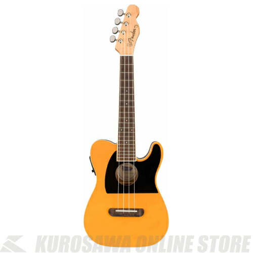 Fullerton その他 ウクレレ Fender ウクレレ用アクセサリー パーツ フェンダー Blonde Tele Butterscotch ご予約受付中 昭和32年創業の老舗 クロサワ楽器 送料無料 Uke Tele