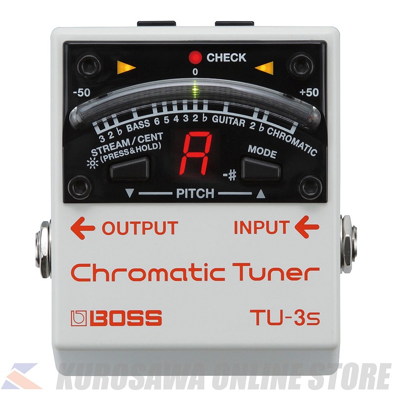 BOSS TU-3S Chromatic Tuner (ご予約受付中)【送料無料】｜昭和32年創業の老舗　クロサワ楽器