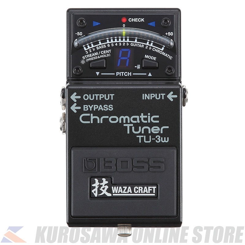 BOSS TU-3W Chromatic Tuner【Waza Craft】(ご予約受付中)|昭和32年創業の老舗 クロサワ楽器