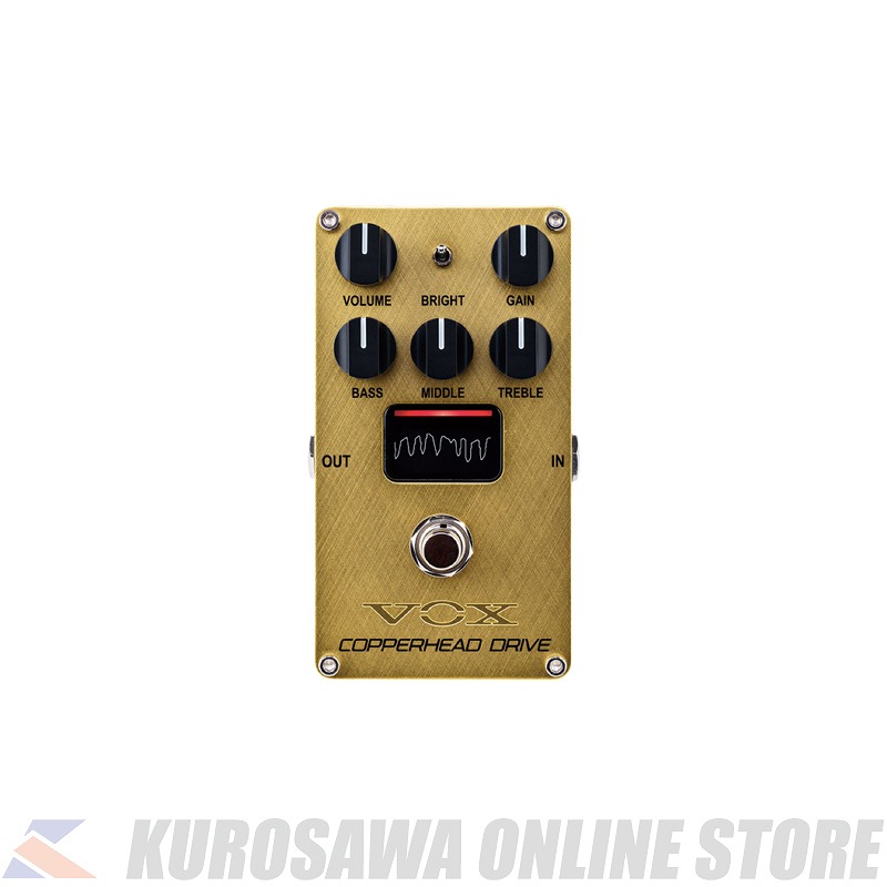 VOX COPPERHEAD DRIVE  ◾️箱無し特価 ◾️Nutube Amazon.com: Vox Valve Energy Copperhead Drive Pedal W/NuTube