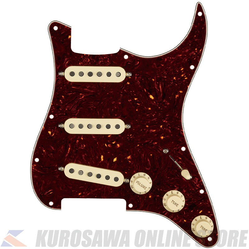 Fender Pre-Wired Strat Pickguard, Custom Shop Custom '69 SSS, Tortoise Shell 11 Hole PG (ご予約受付中)｜昭和32年創業の老舗　クロサワ楽器