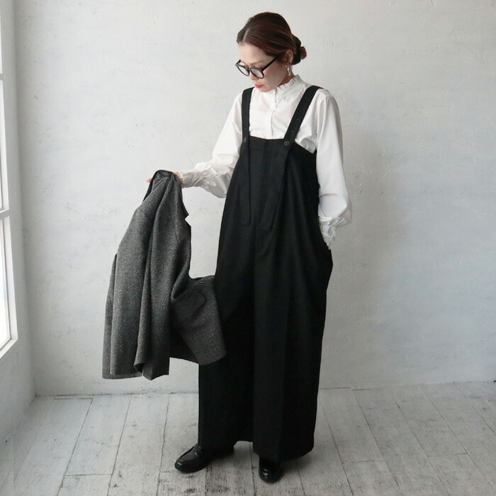 楽天市場】【3月上旬】フランネルウールサロペット オールインワン