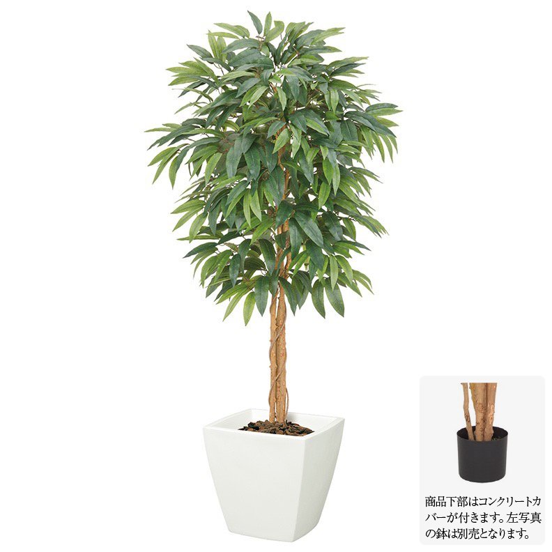 公式店舗 楽天市場 フェイクグリーン マンゴーツリー S 150cm ナチュラルトランク 観葉植物 造花 大型 人工観葉植物 光触媒 Ct触媒 インテリア G L フェイクグリーンの神戸花物語 超人気の Lexusoman Com