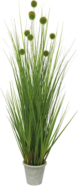 造花 花材 フェイクグリーン 人工観葉植物 ポンポングラスポットL グリーン 撮影 小道具 小物 撮影用|フェイクグリーンの神戸花物語