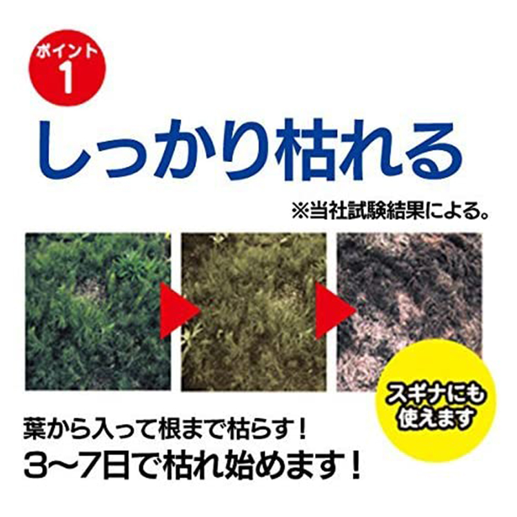 市場 4個セット 除草剤 雑草対策 秋 草むしり 手入れ 庭 草 速効除草剤 そのまま 除草 速効 液状 雑草 4リットル 薄めない 4l