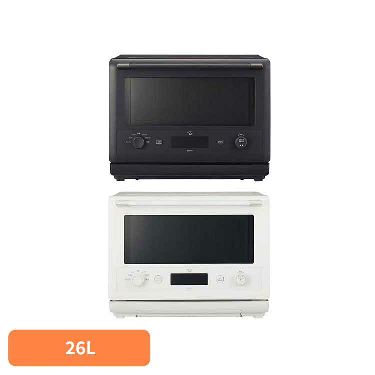 象印オーブンレンジ ES-GX26-BMオーブンレンジ 電子レンジ 象印 26L エブリノ EVERINO うきレジ 電子レンジ 赤外線センサー ES-GX26 象印マホービン スレートブラック ホワイト[2607SO]｜快適ホームライフ