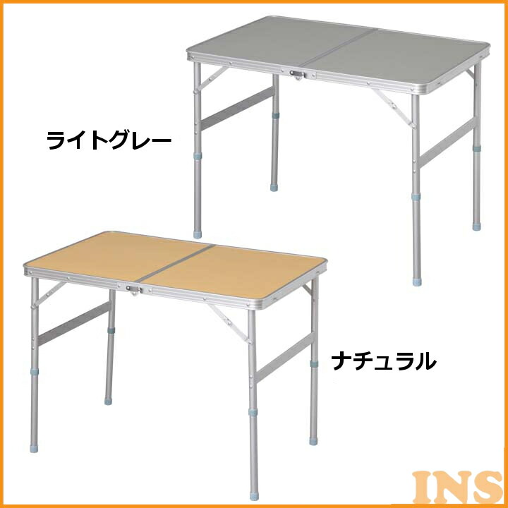 【楽天市場】アウトドアテーブル レジャーテーブル 折りたたみ 120×80cm 即納 水 キャンプ用品 防水 高さ調節 コンパクト イベント