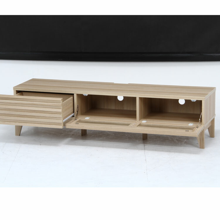 K Home Tv Stand Low Board Assembling Grain Of Wood Storing