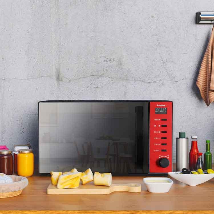 S Cubism レンジ キッチン家電 送料無料 調理器具 電子レンジ Wdr 17hf B 電子レンジ キッチン家電 単機能ミラー扉電子レンジ 17 調理家電 キッチン 家電 小型 かわいい おしゃれ スタイリッシュ 株式会社a Stage ブラック レッド ブラック D 快適ホーム調理