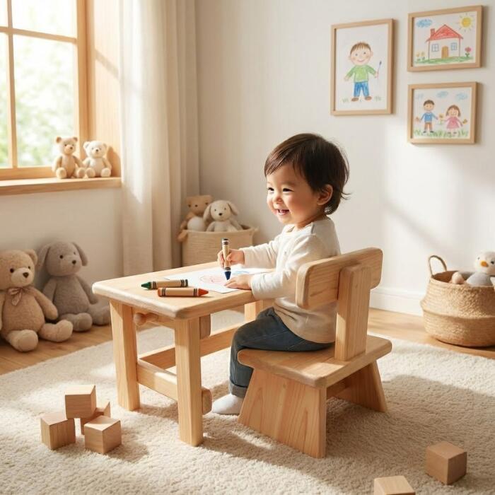1歳 誕生日プレゼント 内祝い 出産祝い 学習机セット 天然木 無垢 国産 ヒノキ 机 幼児 机 椅子 セット キッズテーブル チェアセット 1歳 机 送料無料 名入れ無料 七五三 幼児机 入園準備 ギフト 踏み台タイプ ひのき 踏み台 お誕生日 入学 入園【出店22年】