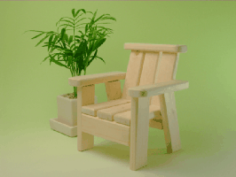 infant wooden chair