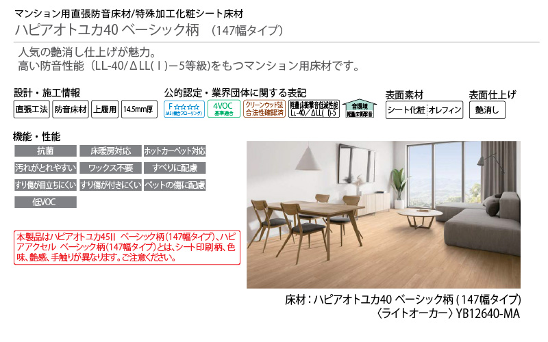 ポイント10倍】 住建本舗大建工業 ハピアオトユカ40 トレンドウッド柄