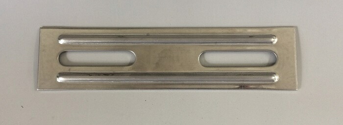 ステンレス製スーパー金具平型50ミリ幅1箱100枚入り石材施工用アンカー金具石の据付【石材工具】｜石材工具道場　店