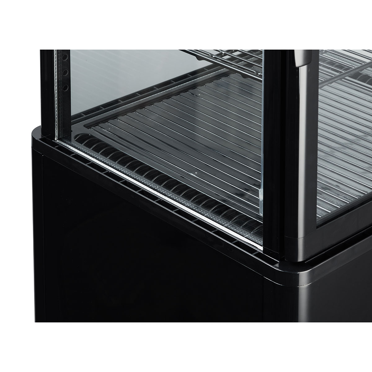 商法ディ3日以内荷送り意図 4水平硝子冷蔵ショーケース 御役用向冷蔵ショーケース100l 黒いこと Hjr Fg100sbk 冷蔵倉庫 冷蔵ショーケース 大型 送料無料 フリーザー ショーケース Jhltv Com